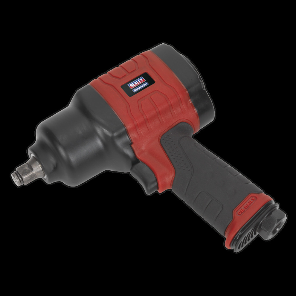 Sealey Composite Air Impact Wrench 1/2"Sq Drive - Twin Hammer