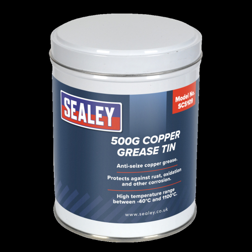Sealey Copper Grease 500g Tin