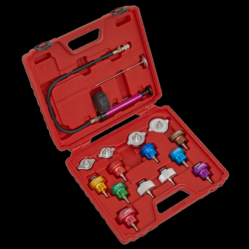 Sealey Cooling System Pressure Test Kit 16pc