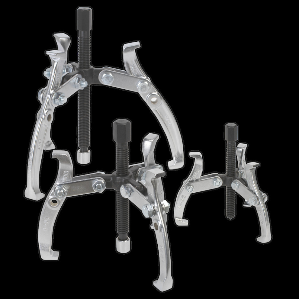 Sealey Gear Reversible Puller Set 3Pc Triple Leg Large
