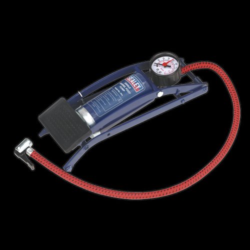 Sealey Foot Pump Single Barrel