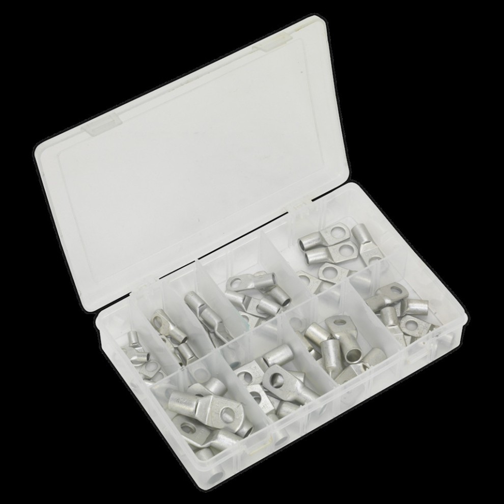 Sealey Copper Lug Terminal Assortment 52Pc