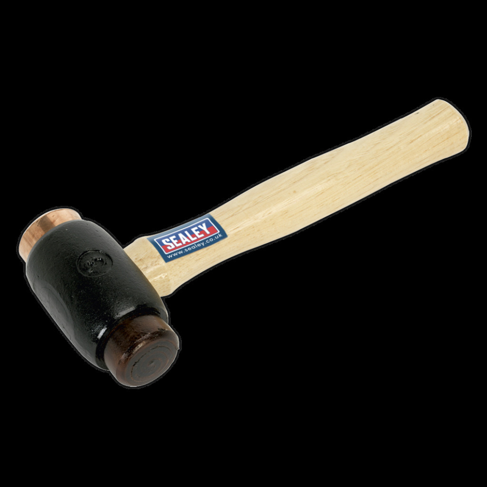 Copper/Rawhide Faced Hammer 3.5lb Hickory Shaft-image-OPC-PT975D-NEW