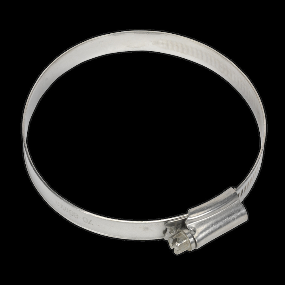 Hose Clip Stainless Steel Ø70-89mm Pack of 5