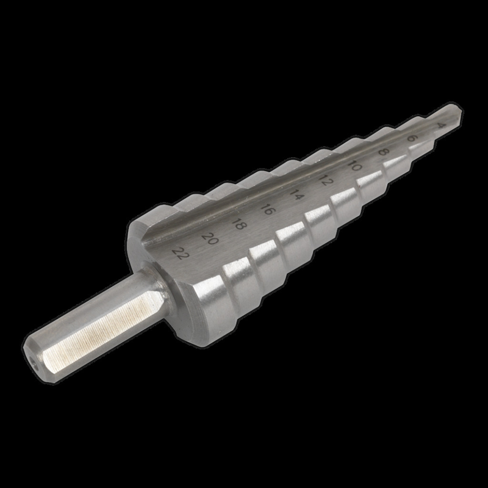 Sealey Hss 4341 Step Drill Bit 4-22Mm Double Flute