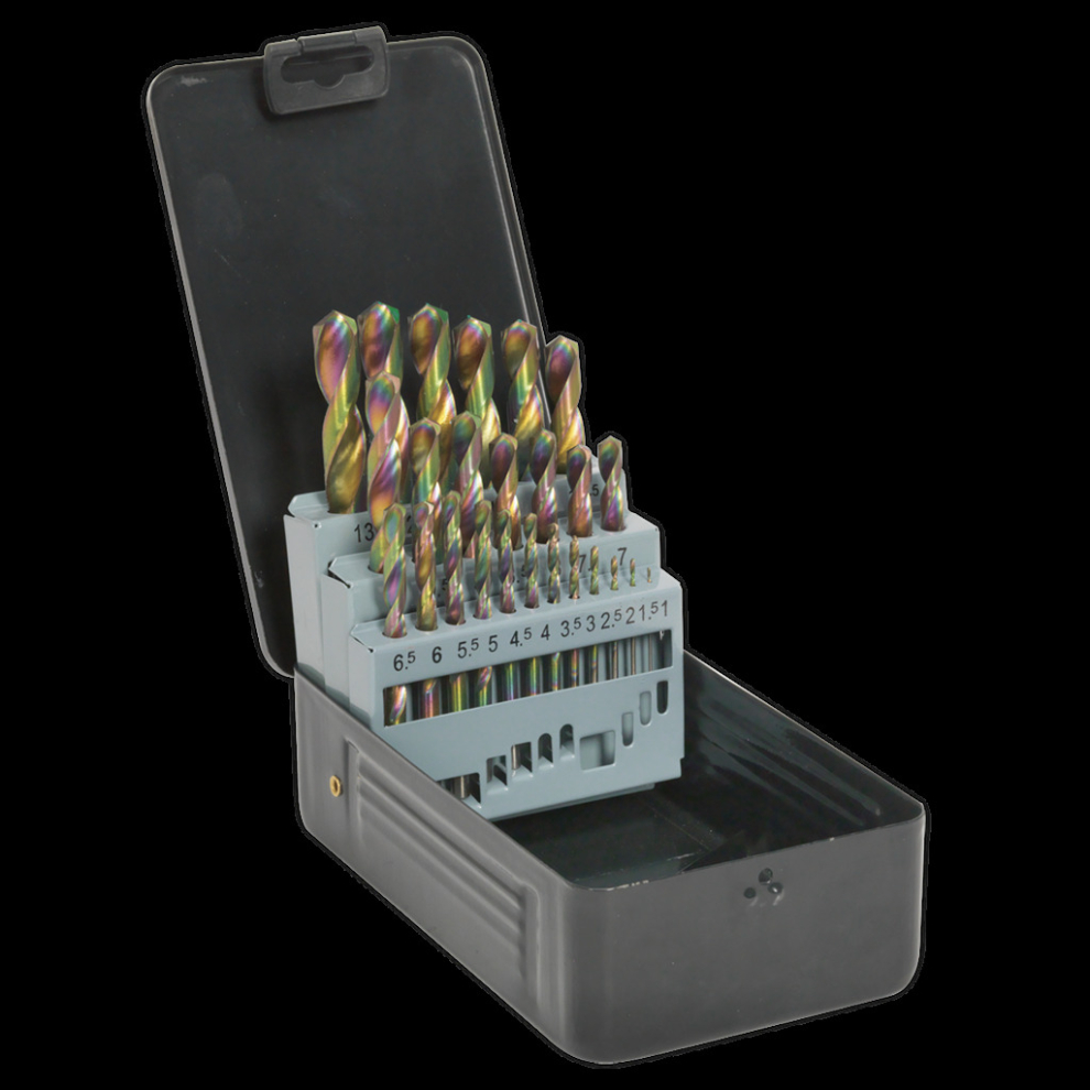 HSS Drill Bit Set 25pc Edge Ground - Metric DIN 338