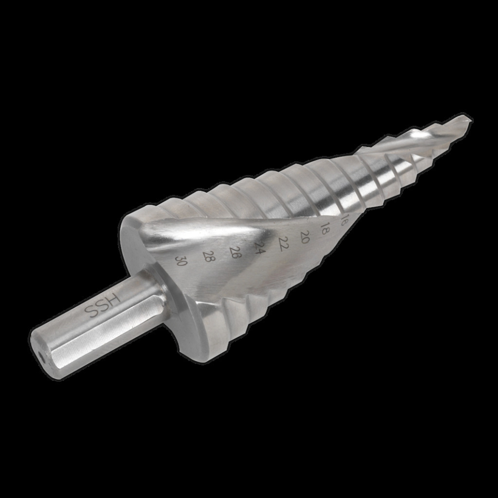 Sealey Hss 4341 Step Drill Bit 4-30Mm Spiral Flute