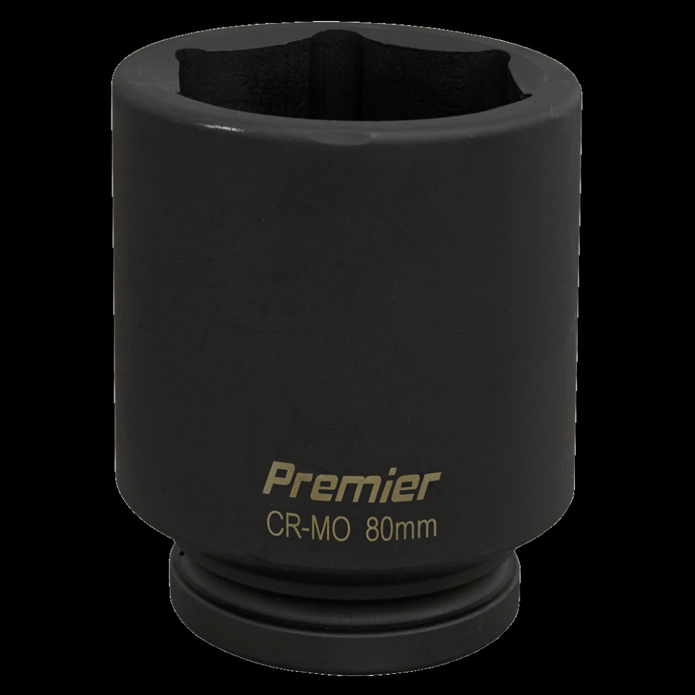 Impact Socket 80mm Deep 1"Sq Drive