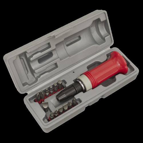 Sealey Impact Driver Set 15pc Protection Grip