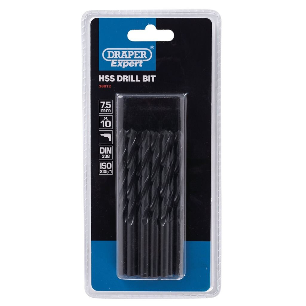 HSS Drill Bit, 7.5mm (Pack of 10)