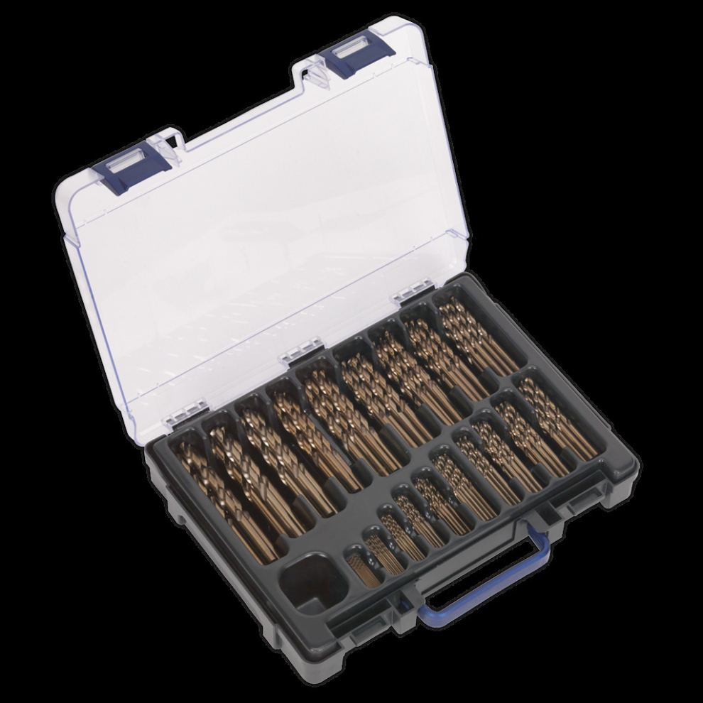 HSS Cobalt Fully Ground Drill Bit Assortment 170pc Ø1-10mm