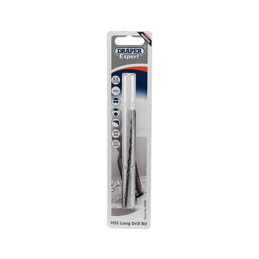 HSS Extra Long Drill Bit, 3.5 x 100mm