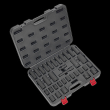 Impact Socket Set 34pc 1/2"Sq Drive Metric