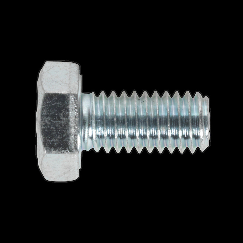 Sealey Ht Setscrew M6 X 12Mm 8.8 Zinc Pack Of 50