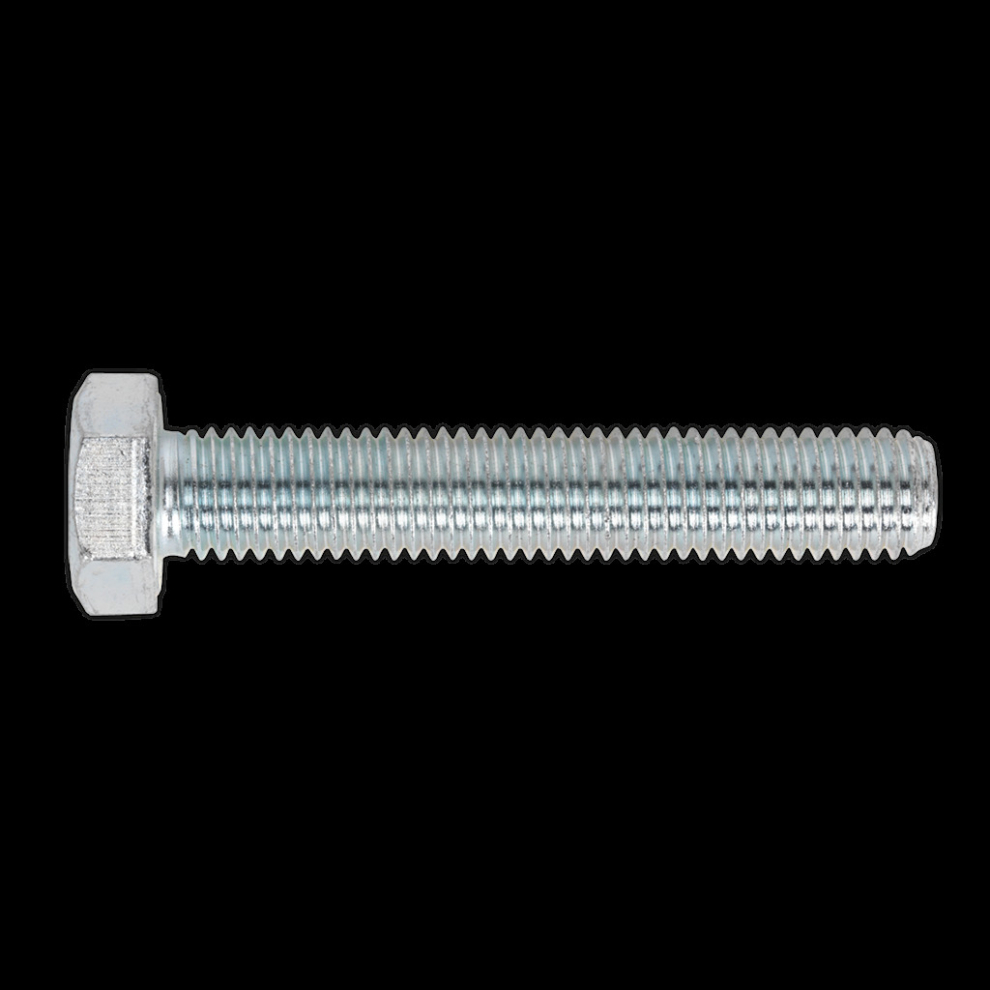 Sealey Ht Setscrew M14 X 80Mm 8.8 Zinc Pack Of 10