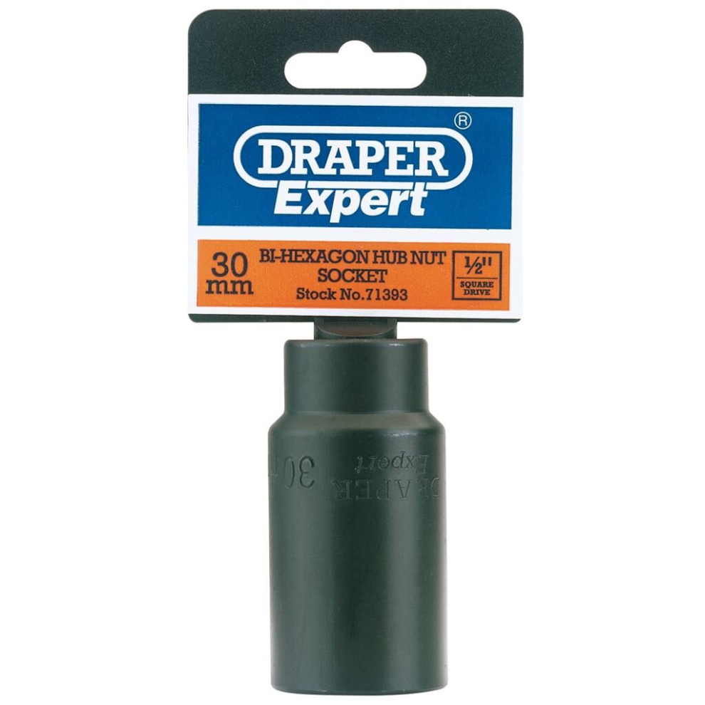 Draper Hub Nut Impact Socket, 1/2"" Sq. Dr., 30Mm Size 1