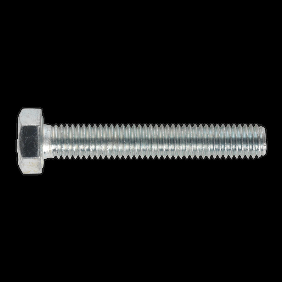 Sealey Ht Setscrew M8 X 50Mm 8.8 Zinc Pack Of 50