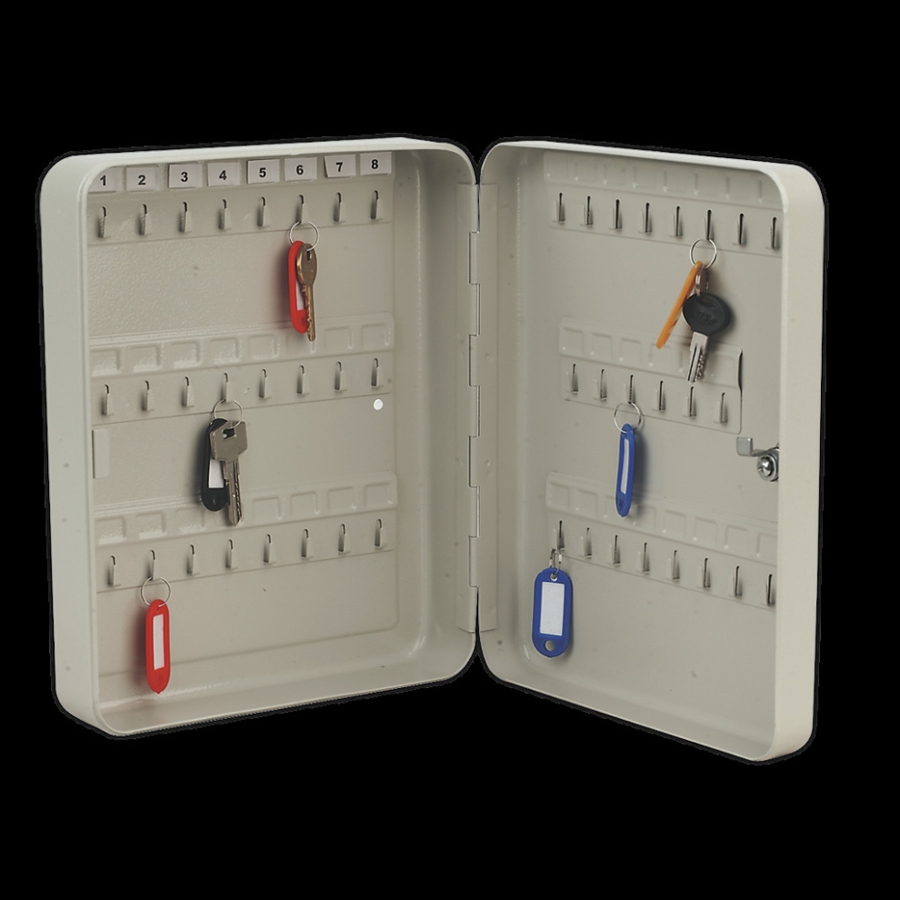 Key Cabinet with 45 Key Tags