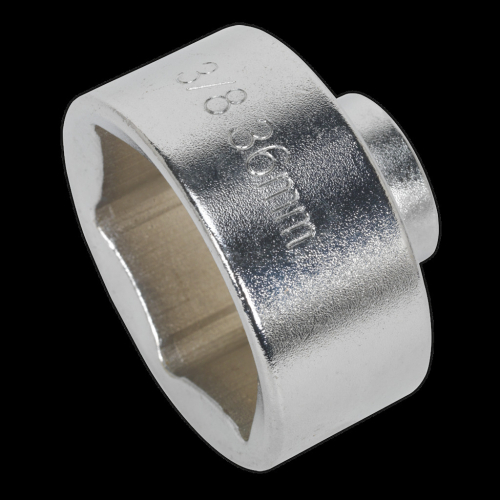 Sealey Low Profile Oil Filter Socket 36mm 3/8"Sq Drive