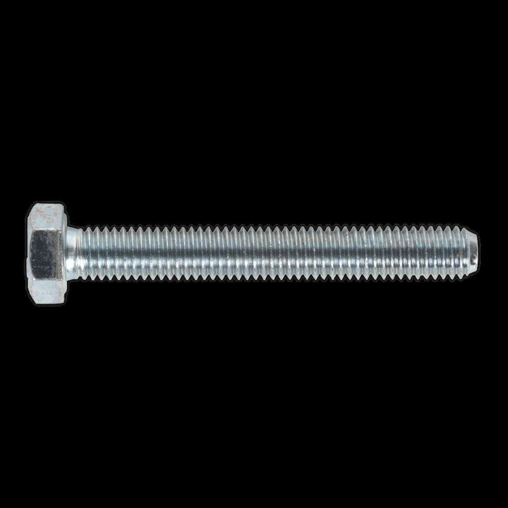 Sealey Ht Setscrew M8 X 60Mm 8.8 Zinc Pack Of 50