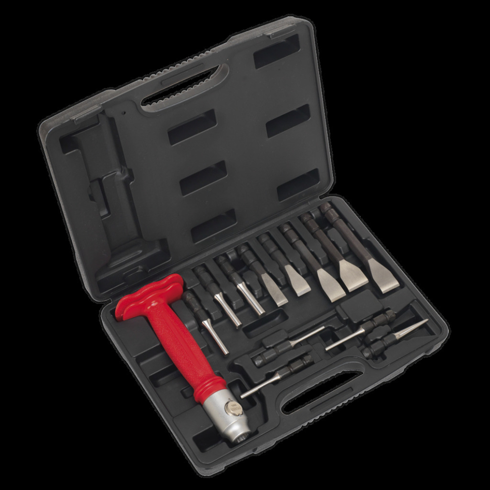 Interchangeable Punch & Chisel Set 13pc