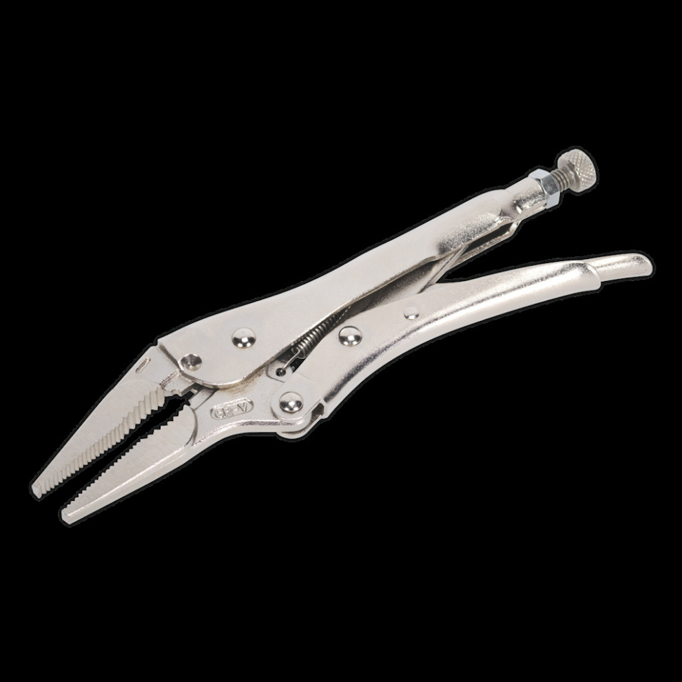 Locking Pliers Long Nose 210Mm 0-60Mm Capacity 5024209353649