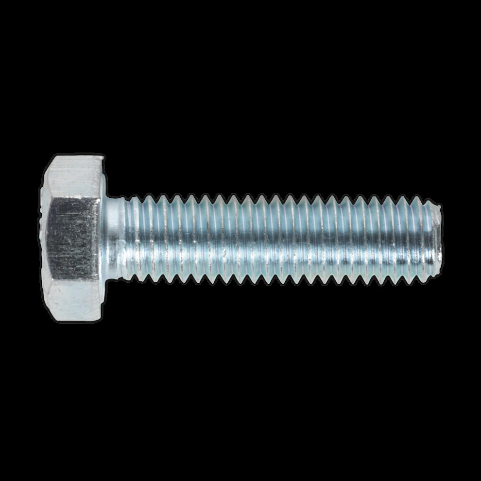 Sealey Ht Setscrew M8 X 30Mm 8.8 Zinc Pack Of 50