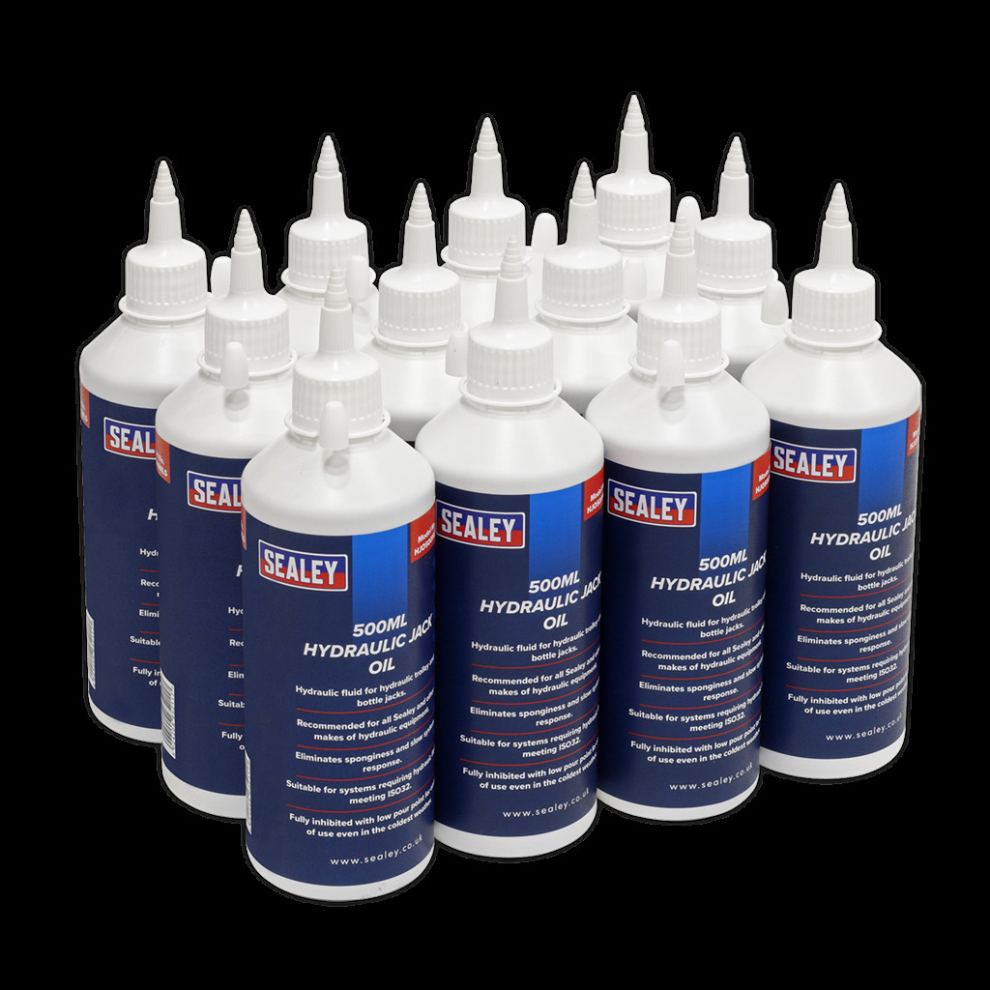 Hydraulic Jack Oil 500ml Pack of 12