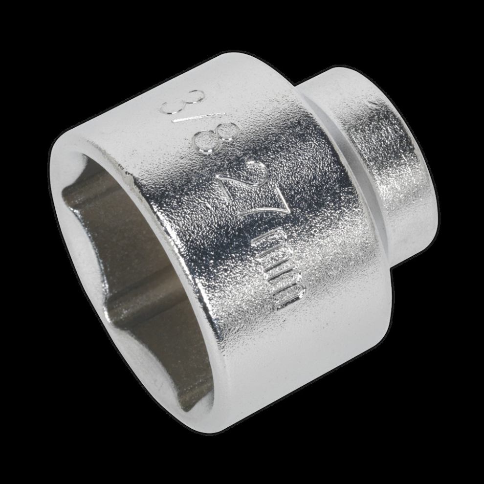 Sealey Low Profile Oil Filter Socket 27Mm 3/8"Sq Drive