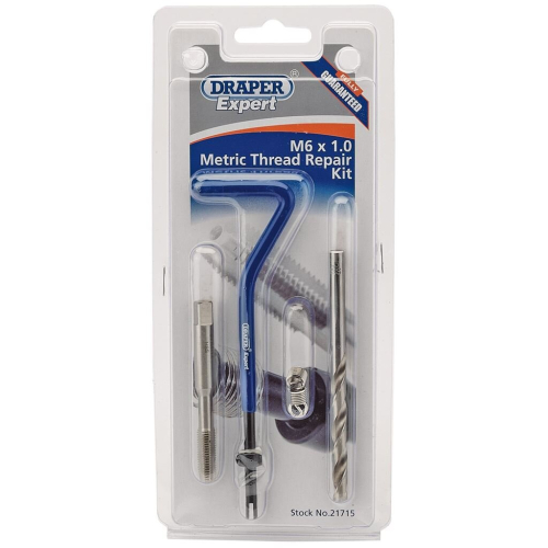 Draper Metric Thread Repair Kit, M6 x 1.0