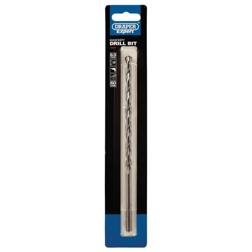 Draper Masonry Drill Bit, 8 x 200mm