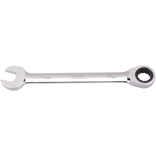 Draper Metric Ratcheting Combination Spanner, 17mm