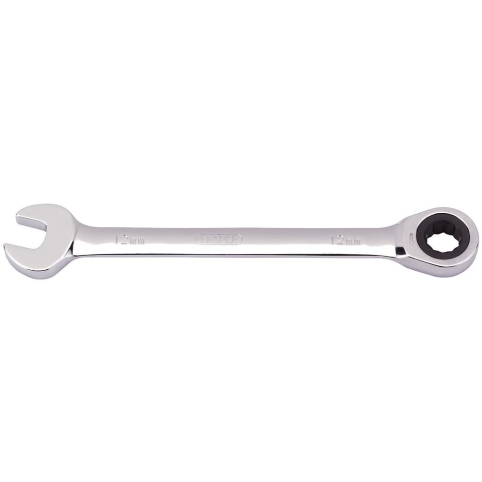 Draper Metric Ratcheting Combination Spanner, 12Mm