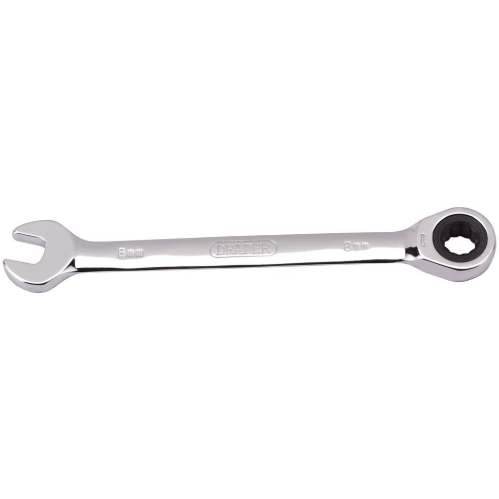 Metric Ratcheting Combination Spanner, 8mm