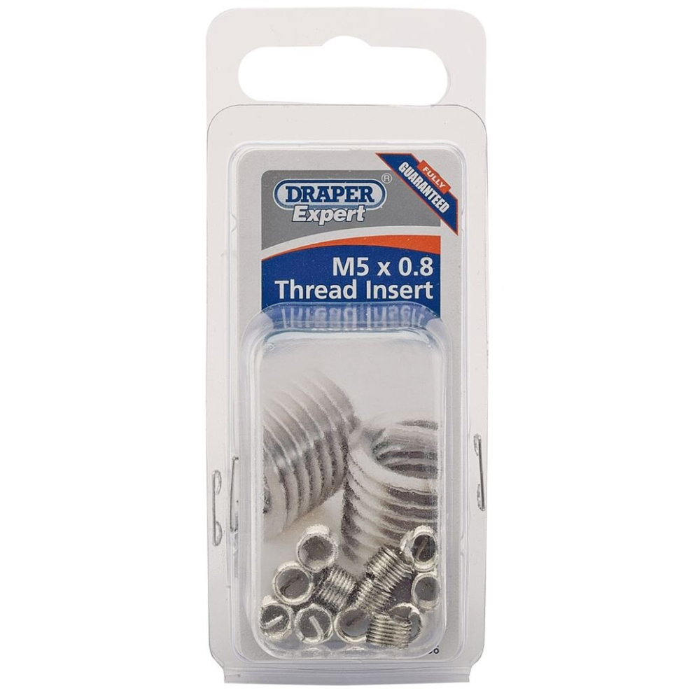 Draper Metric Thread Insert Refill, M5 X 0.8 (Pack Of 12)
