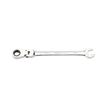 Metric Combination Spanner with Flexible Head and Double Ratcheting Features (9mm)