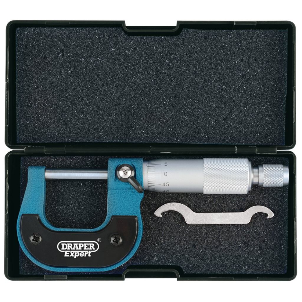 Draper Metric External Micrometer, 0 - 25Mm
