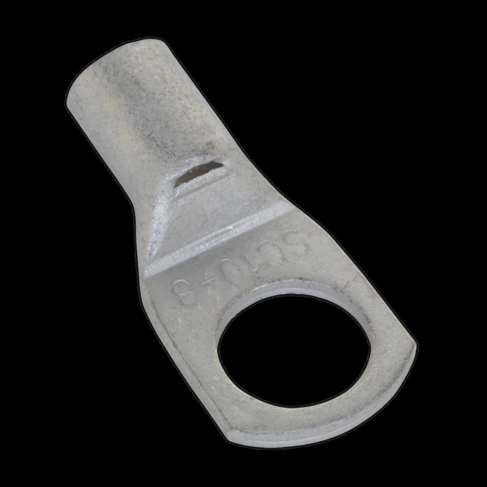 Sealey Copper Lug Terminal 10Mm² X 8Mm Pack Of 10