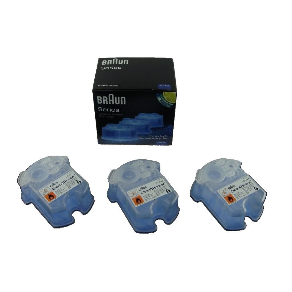 Braun CCR3 Clean & Renew Refill Cartridges - 3-Pack