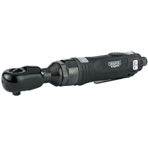 Draper Soft Grip Reversible Air Ratchet, 3/8"" Sq. Dr.