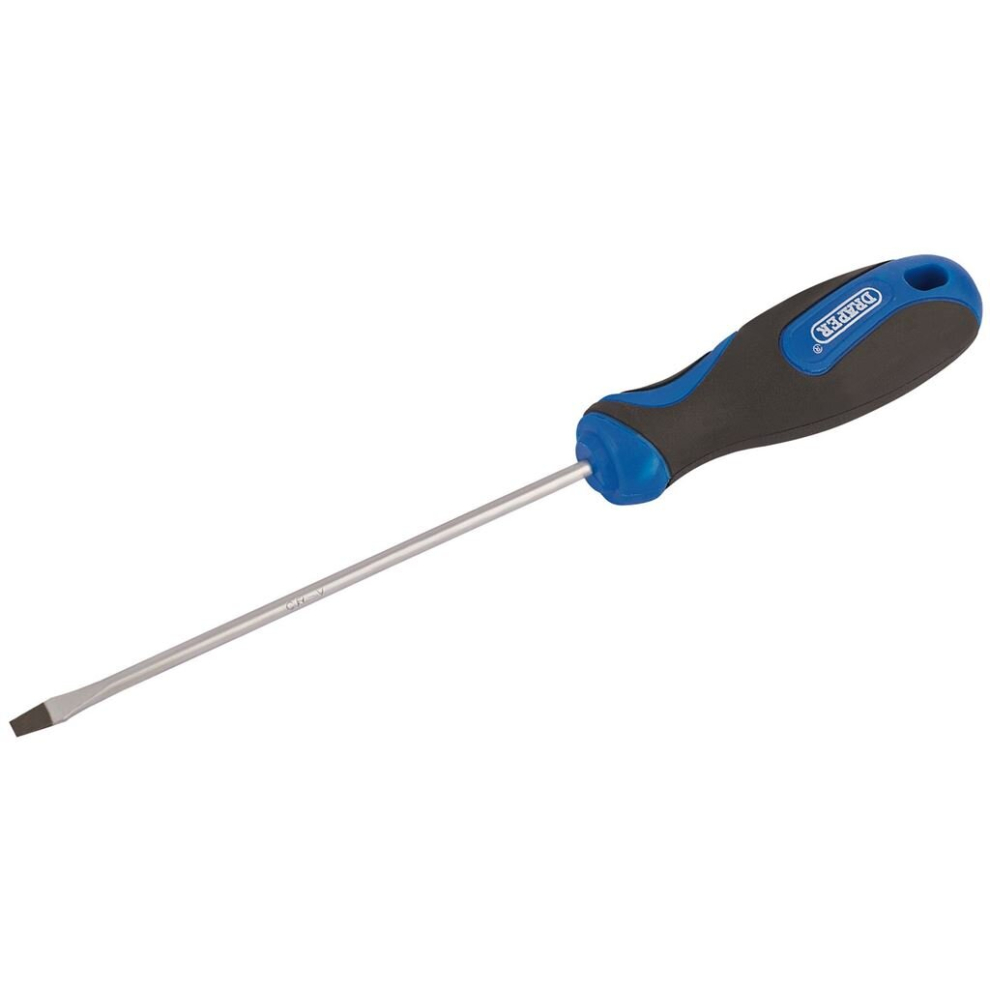 Draper Soft Grip Plain Slot Screwdriver, 3.2 X 100Mm