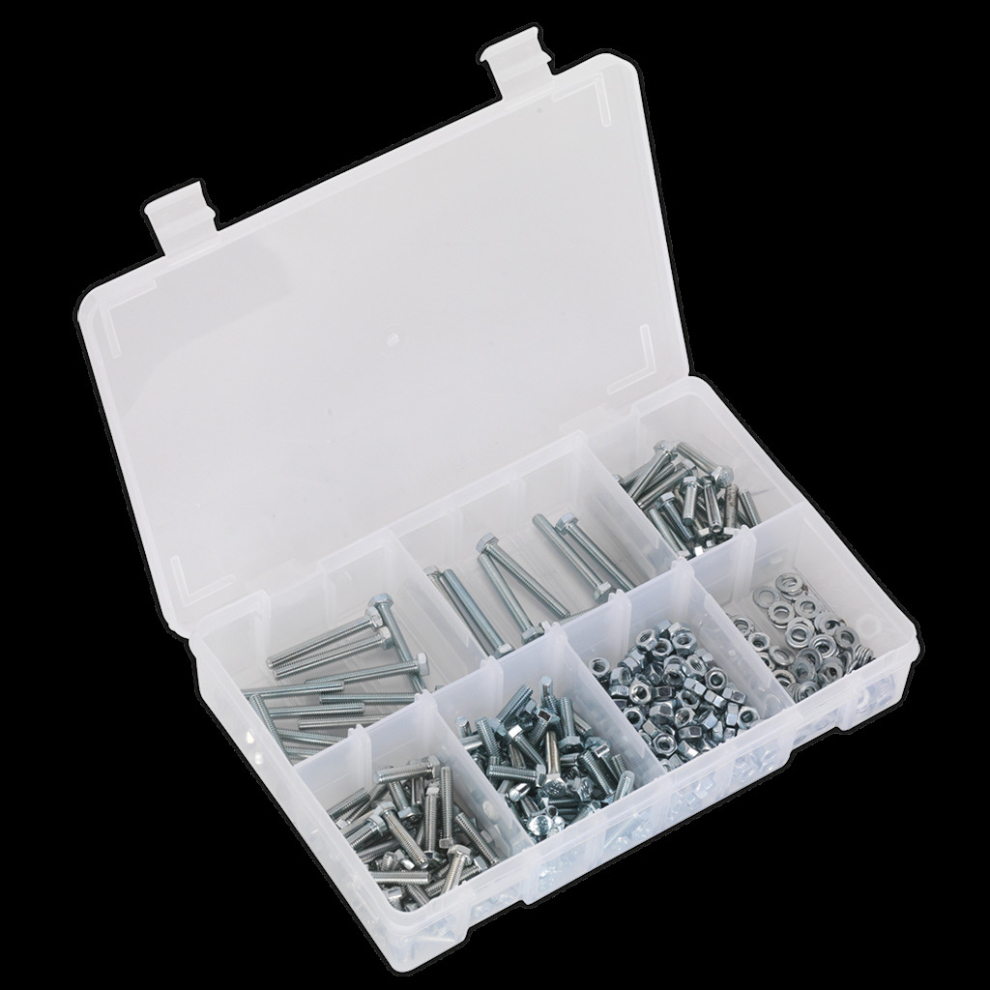 Setscrew, Nut & Washer Assortment 444pc High Tensile M5 Metric