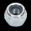 Sealey Nylon Locknut M6 Zinc Pack of 100 1