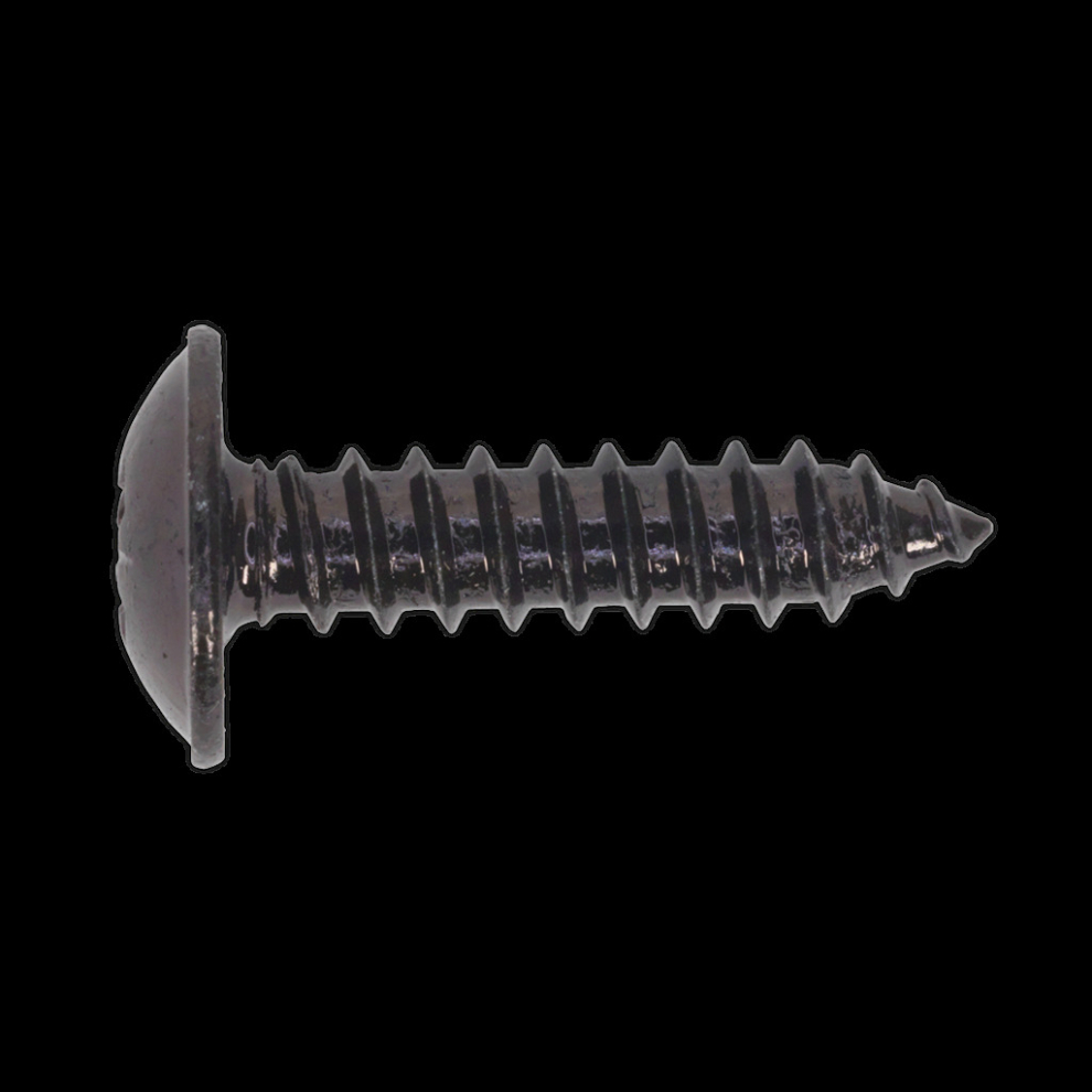 Self-Tapping Screw 4.8 x 19mm Flanged Head Black Pozi Pack of 100