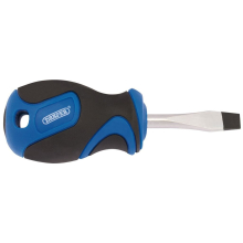 Soft Grip Plain Slot Screwdriver, 6.0 x 38mm
