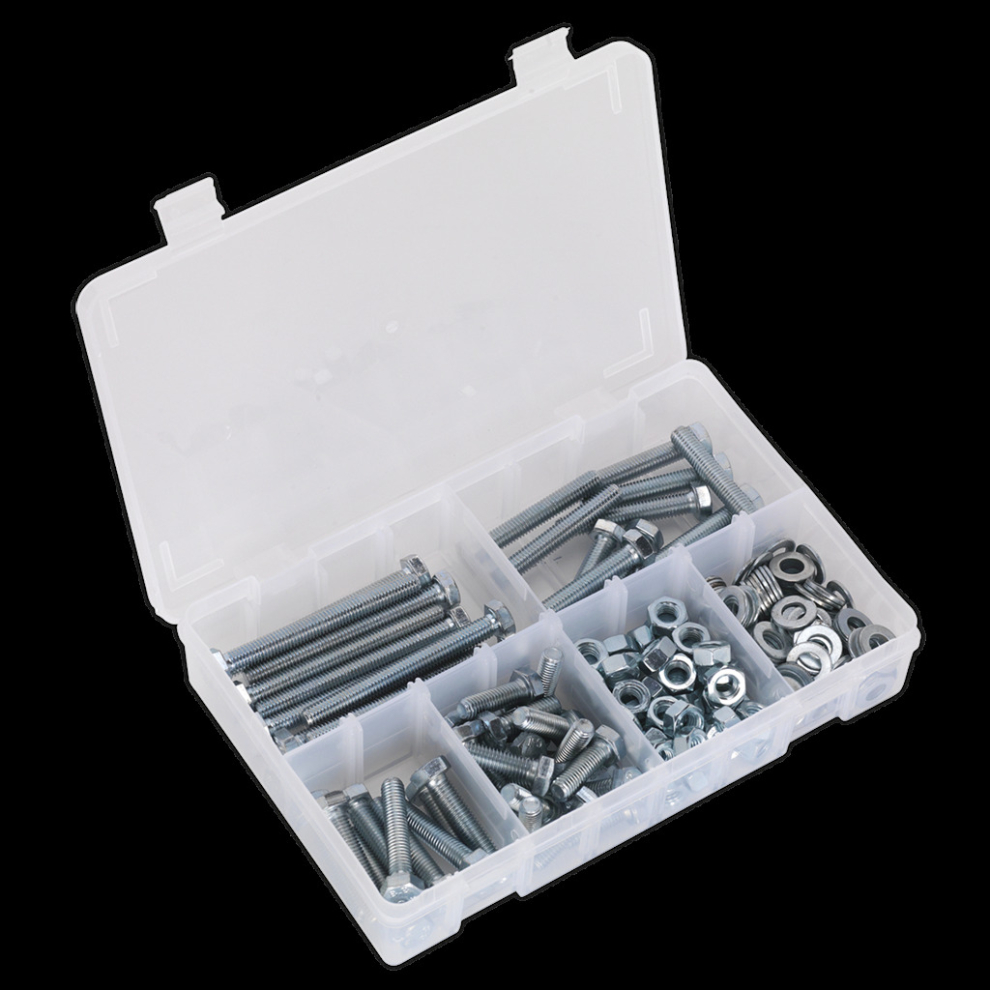 Setscrew, Nut & Washer Assortment 220pc High Tensile M8 Metric