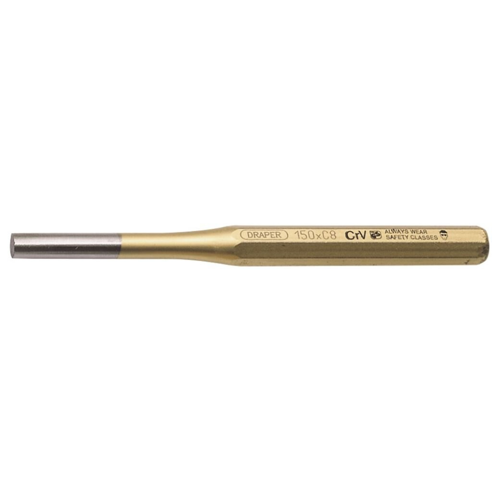 Draper Octagonal Parallel Pin Punch, 8 X 150Mm