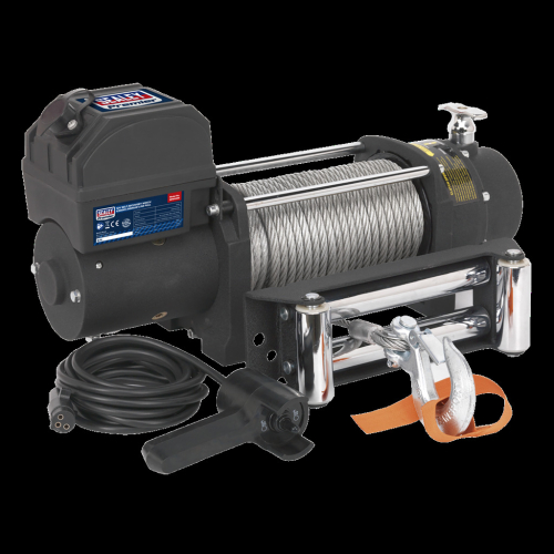 Sealey Self-Recovery Winch 4300kg (9500lb) Line Pull 12V
