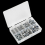 Sealey Nylon Locknut Assortment 255pc M4-M16 1