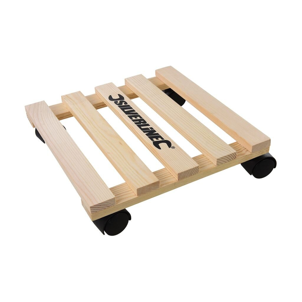 Silverline Square Pot Trolley - 60kg